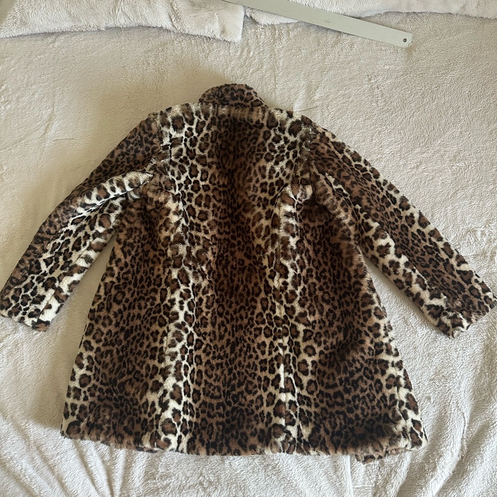 LOFT Brown Leopard Teddy Jacket - image 2